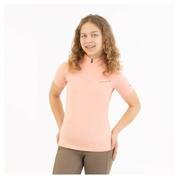 BR_Eevolv_half_zip_shirt_Iselin_Coral_almond