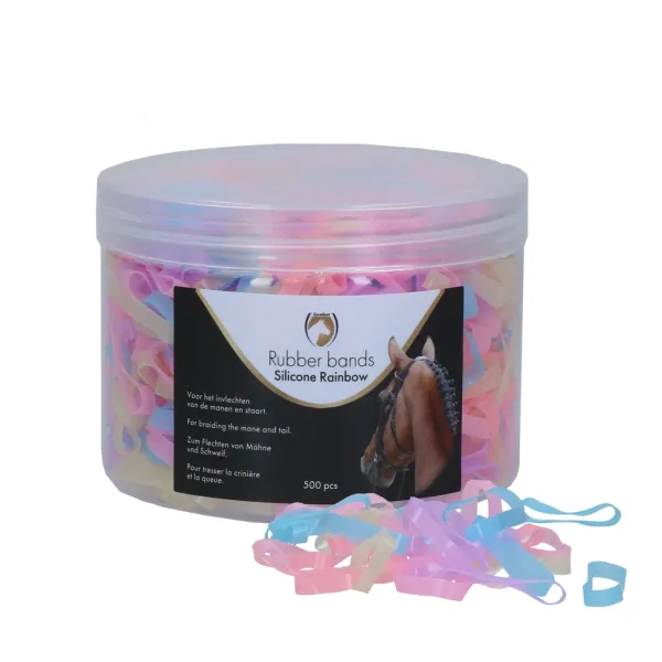 Excellent_Horse_Rubber_Bands_Silicone_Rainbow
