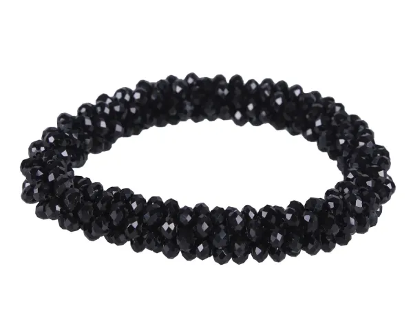 Knotband_Shine_Zwart