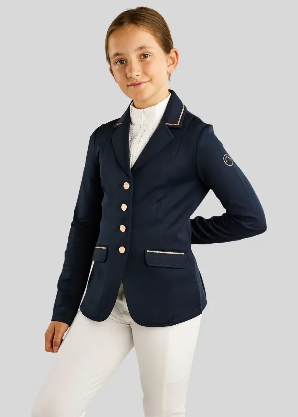 MoHelen_Junior_Comp__Jas_met_ros_gouden_details_navy