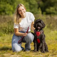 Hondenriem_collection_Sunset_red_2m_2