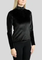 trui_MoValerie_Long_Sleeved_Velvet__Black