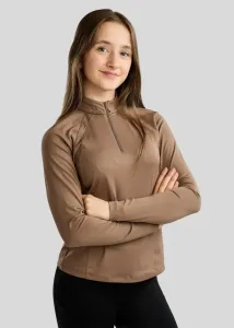 Junior_MoWilma_Long_Sleeved_Polo_nougat_brown