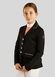 MoHelen_Junior_Comp__Jas_met_ros_gouden_details_Zwart