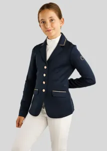 MoHelen_Junior_Comp__Jas_met_ros_gouden_details_navy
