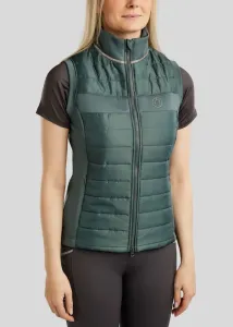 MoLila_Hybrid_Bodywarmer_met_champagnekleurige_kristallen_tape_en_kristallen___Jade