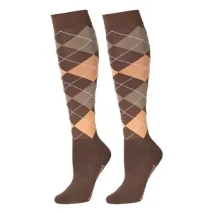 Sokken_Check_coffee_quartz